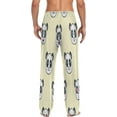 thumbnail image 4 of FREEAMG Cute Panda Faces Pajama Pants for Men, Men's Separate Bottoms, Pure Cotton Comfortable Lounge Pants for Men（157）, 4 of 7