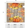 thumbnail image 5 of Autumn Fall Mailbox Cover Magnetic Standard Size 18" X 21", Thanksgiving Sunflower Pumpkin Maple Leaves Mailbox Wraps Post Letter Box Cover Garden Yard Outdoor Decorations, 5 of 6