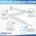 Clothes Drying Rack Wall Mounted Foldable, Retractable & Collapsible ...