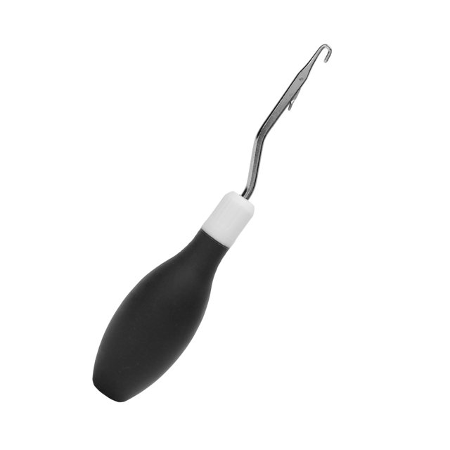 Latch Hook Crochet Needle, Wooden Handle Tool Bent Latch Hook for Carpet Making