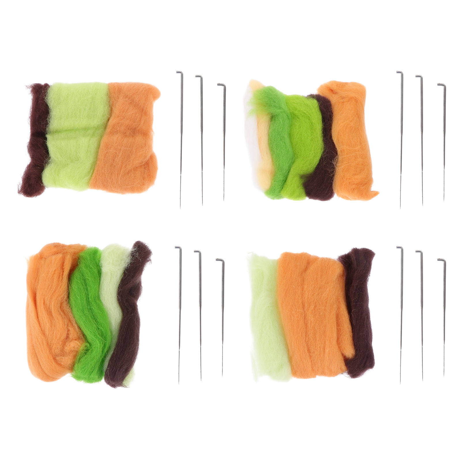 UOOU Needle Felting Kit for Beginners Needle Felting Starter Kit with 6 Pcs Colorful Needle Felting Needles and Instructions Wool Felting Supplies for