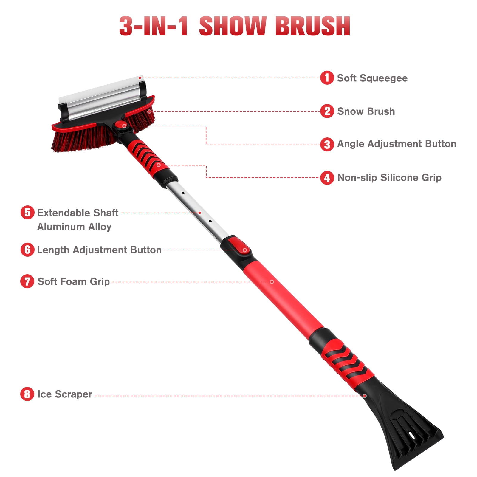 Silicone Snow Brush 