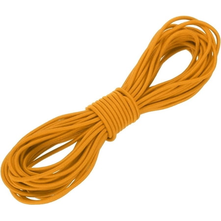 MKEUDQ-1/8 x 33 Elastic Bungee Cord Bungee Shock Cord Kayak Stretch String Rope for Camping Tent Bike Tie Down Kayaking Boating Repairing Poles DIY Canopy Patio Gold