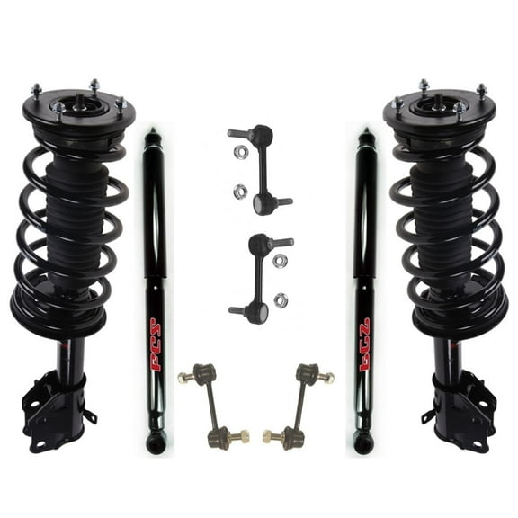 Fits 07-08 Ford Edge Front Quick Coil Spring Strut Assembly & Rear Shocks 8pc