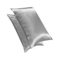 thumbnail image 2 of Funda de almohada de satén Toystoory 2 piezas Gris plateado, 2 of 6