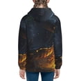 thumbnail image 6 of Kdxio Glowing Snake Dark Forest Pattern Kids Boys Girls Zip Up Hoodie 3D Printed Hooded Sweatshirt Hoody Coat with Pocket 7-12 Y-Medium, 6 of 6