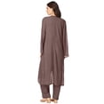 thumbnail image 2 of Roaman's Women's Plus Size Petite Plus Size Beaded Georgette Scoop Neck 3-Piece Pant Set, 2 of 6
