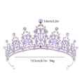 thumbnail image 2 of Elegant Bridal Headband - Sparkling Rhinestone Wedding Hair Accessory - for and Parties, 2 of 5
