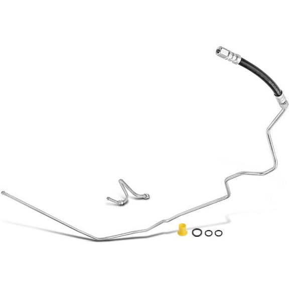 Power Steering Pressure Line Hose Assembly 1 - Compatible with 2005 - 2007 Saab 9-3 2.0L 4-Cylinder - Autopart Premium