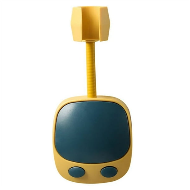 Soporte de Ducha para el Hogar, Base Sin Perforaciones, Soporte Ajustable para Cabezal de Ducha, Accesorio de Ducha Amarillo.