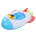thumbnail image 1 of Flotacia de Piscina de Nave Inflable Espacial, Asiento Flotante de Natación Barco Ecológico PVC Plegable Anti Fugas para el Océano, 1 of 7