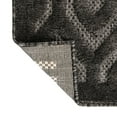 thumbnail image 7 of Unique Loom Outdoor Trellis Textured Collection Area Rug - Spatial (9' x 12' Rectangle Charcoal/Ivory), 7 of 7