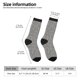 thumbnail image 2 of Balery Black And White Houndstooth Calcetas Largas con Estampado para Hombre y Mujer – Suaves y Transpirables, Talla Única (US 5-11), 2 of 6