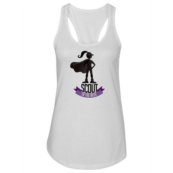 Scout Of The Week Design. Tank Women -Image by Shutterstock, Female Medium