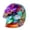 Style #D001, variant on Mini Resin Skull Figurine Crystal Skull Decor, 3D Colorful Skull Statue Ornament for Halloween Decor, Desk Shelf Home Office Decoration, Gothic Gift for Women Men Friends Birthday