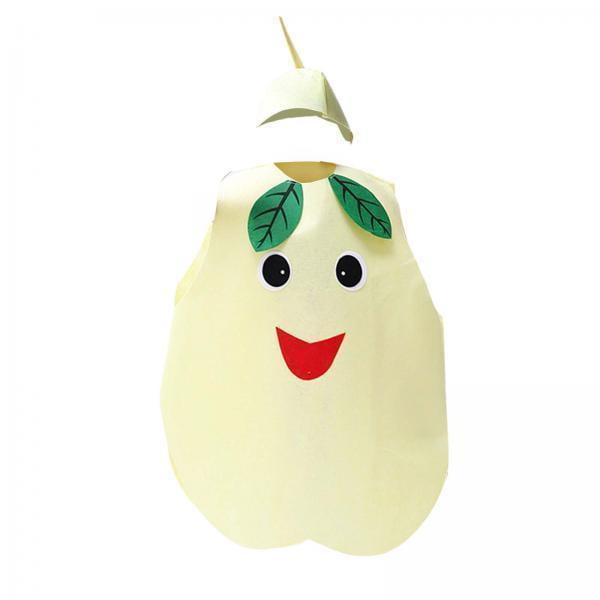Disfraz de fruta,Disfraz de fruta para fiesta de disfraces,Accesorios para disfraz de fruta de Halloween para niños,Niños disfrazados para el juego de rol del festival de carnaval,Fiesta