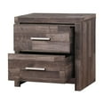 thumbnail image 5 of ACME Juniper Modern Composite Wood 2-Drawer Bedroom Nightstand in Dark Cherry, 5 of 5