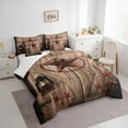 thumbnail image 3 of Manfei Texas Star Twin Bedding Sets 7-Piece for Teens Adults,Western Rustic Cabin Bedding Comforter Set Microfiber,Exotic Style Breathable Sheet Sets,Breathable Home Decor,Reversible, 3 of 8