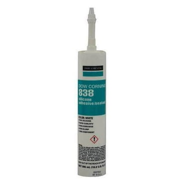 Dowsil Silicone Adhesive Sealant,White,838 2227819