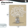 thumbnail image 4 of Stupell Industries Farmhouse Daisies Jar Drawing Canvas Art, 16 x 20, by Patti Bishop, 4 of 8