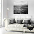 thumbnail image 2 of Designart Wind Turbines Black and White - Landscape Printed Throw Pillow - 16x16, 2 of 4