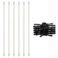 thumbnail image 2 of Pipe Inner Cleaning Brush 120 Inch Chimney Sweeping Set Kit Sweep Brush Drain Rods Flue Cleaning, 2 of 3
