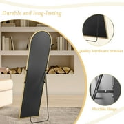59x16 Arched Full Length Mirror Full Body Mirror Floor Mirror Standing Hanging or Leaning Wall,Gold