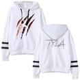 thumbnail image 1 of Tyla Scratch Pullover Hoodies Drawstring Bagless Parallel Bars Sweatshirt Men/Women Nw Fans Fashion Pullover, 1 of 4