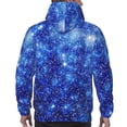 thumbnail image 5 of Bingfone Blurred Star Snow Christmas Men'S Drawstring Hoodie Long Sleeve Pocket Sweatshirts-4x-Large, 5 of 9