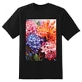 thumbnail image 2 of Plus Size Shirt for Women Black Tops for Women Oversized Short Sleeves Shirt for Women Flower T Shirt Crewneck Shirt for Women XL, 2 of 5