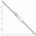 thumbnail image 2 of Sterling Silver 6inch Polished Engraveable Childrens ID Bracelet QID60, 2 of 4