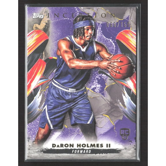 2025 Topps Inception DaRon Holmes II #15 RC 69/150 Basketball Card Dayton Flyers Dayton Flyers NCAA Basketball Trading Card