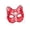 A005- Red, variant on Masquerade Mask for Women Halloween Mask 7 Inch Lace Cat Half Mask Accessory for Masquerade Party White, 1 Piece