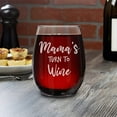 thumbnail image 6 of Shop4Ever Mama's Turn To Wine Engraved Stemless Wine Glass Funny New Mom Wine Glass 15 oz., 6 of 6