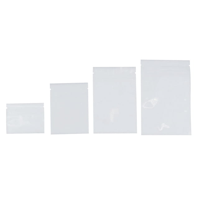 Bolsa de aluminio de doble cara con autosellado, de color brillante, bolsa de muestra aluminizada, bolsa de envasado de alimentos cosméticos en polvo
