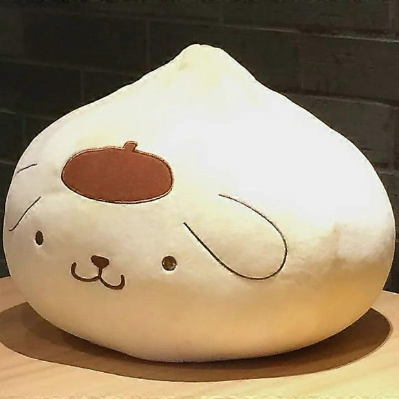 32cm Sanrio Kawaii Pompompurin Stuffed Plush Toys Lovely Super Soft Big Meat Bun Pom Pom Purin Pillow Room Decorate Kids Gifts