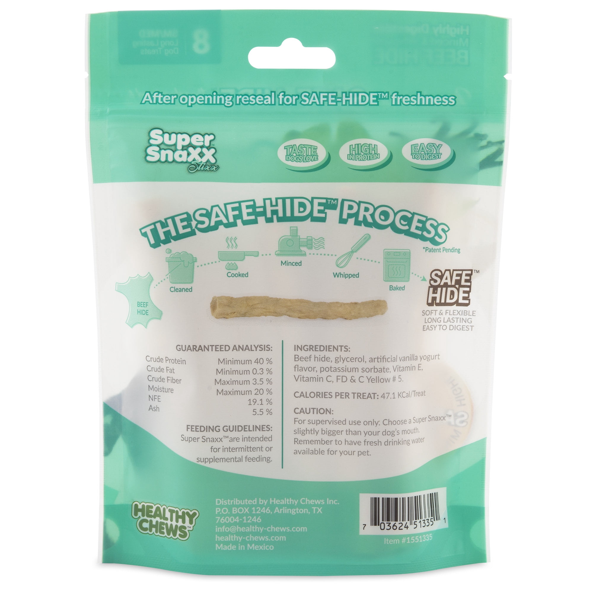 Super SnaXX StiXX - Vanilla Yogurt - 8 ct