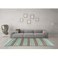 thumbnail image 3 of Ahgly Company Indoor Rectangle Oriental Light Blue Traditional Area Rugs, 5' x 7', 3 of 4