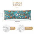 thumbnail image 2 of KLL Ultra Soft Microfiber Body Pillow Cover/Pillowcases 20"x54" with Hidden Zipper Closure-Cute Conch, 2 of 5