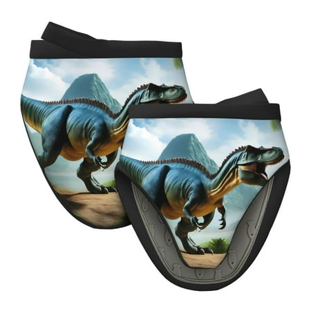 

Lukts Lake Forest Dinosaur A for Silicone Oven Mitts Heat Resistant Silicone Potholders Mini Oven Mitts Oven Glove Kitchen Mittens Pinch Mitts Cooking Mitts