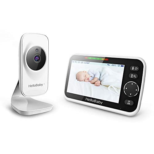 Infrared Night Vision Two Baby Monitor,Hello Baby Monitor with Camera and Audio 