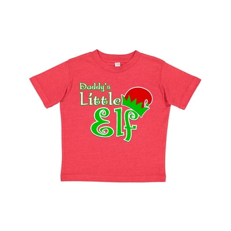 

Inktastic Daddy s Little Elf Gift Toddler Boy or Toddler Girl T-Shirt