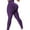 1# Purple, variant on Women High Waist Yoga Pants Tummy Control Stretchy Workout Butt Lift Booty scrunch Textured Tights Anti Cellulite Leggings