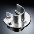 thumbnail image 3 of 2 Pcs Douilles de Tringle de Placard Ensemble de 2 Pcs Support de Tringle en Acier Inoxydable, 3 of 7