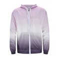 thumbnail image 4 of Gibobby Sudadera de cierre hombre Sudadera con Capucha de Forro Polar, Cierre Completo, Absorbe la Humedad y Transpirable(Rosa,XG), 4 of 4