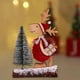 thumbnail image 1 of Decoraciones de mesa de Navidad, decoración de foto de granja, centro de mesa rústico de Navidad para decoración de mesa con bandeja escalonada de año Paño rojo Macarena Colgante colgante, 1 of 8