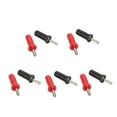 thumbnail image 3 of Banana Adapter, 4mm Solder Type Red Black Banana Plug  for Speaker Cables, 3 of 8