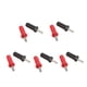 thumbnail image 5 of Enchufe 10 Uds Conector Tipo Banana Rojo Negro 4mm Ranura Cruzada Adaptadores Tipo Soldadura Chapados En Oro Para Cables De Altavoz, 5 of 7