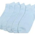 thumbnail image 5 of SERISIMPLE Women Bamboo Ankle Socks Thin Soft Low-Cut Lightweight Breathable Sock 5 Pairs (Blue, Large), 5 of 6