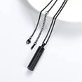 thumbnail image 4 of Cylinder Urn Necklace for Ashes Stainless Steel Cremation Jewelry Memorial Keepsake Gifts for Women Men Ashes Holder, 4 of 5